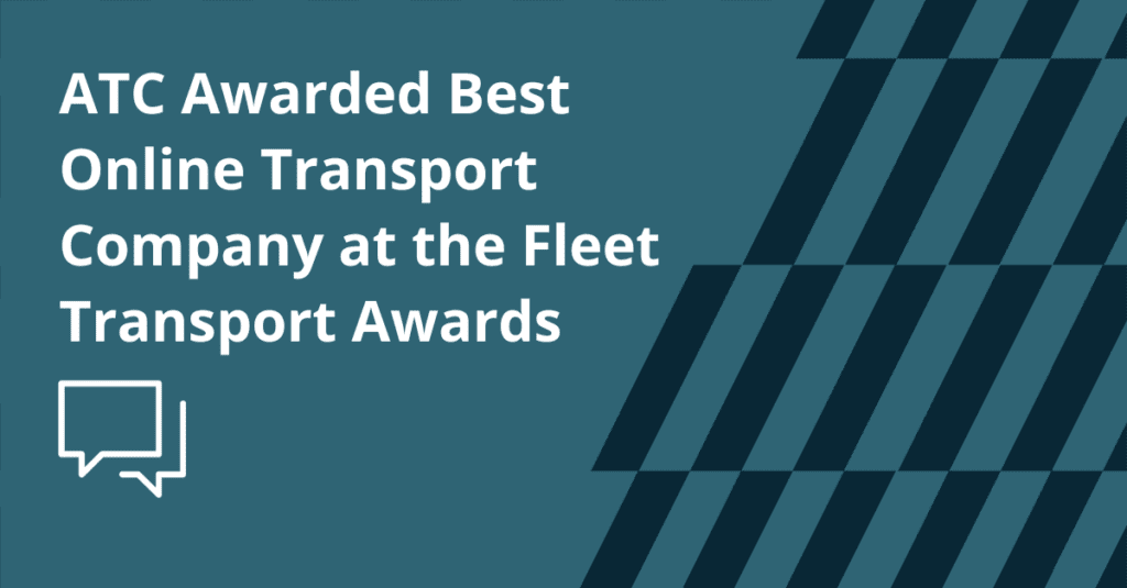 ATC Awarded Best Online Transport Company at the Fleet Transport Awards
