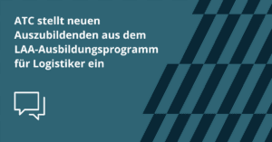 ATC stellt neuen Auszubildenden für Logistik ein