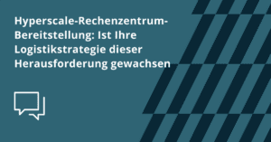 Hyperscale-Rechenzentrum-Bereitstellung
